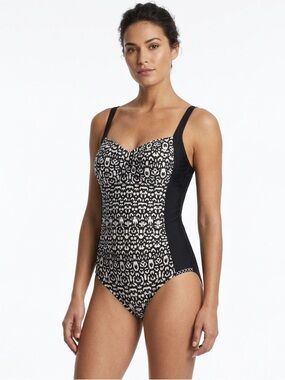 AVA & VIV One Piece Animal Print Swimsuit